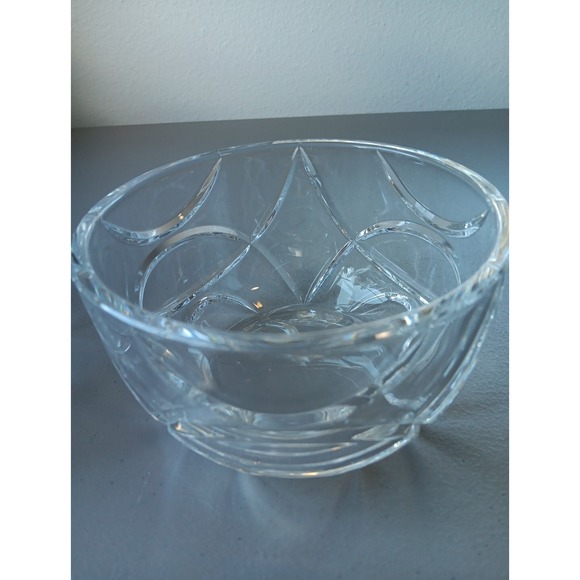 2 Lauren Ralph Lauren ROYALTON Crystal Glass Bowl 6" Set Candy‎ Nut Heavy Luxury - Picture 6 of 9